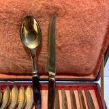 Box 6 spoons and 6 dessert knives