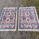 Pair of Persian Afir wool rugs hand knotted