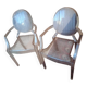 Fauteuils starck louis ghost kartell