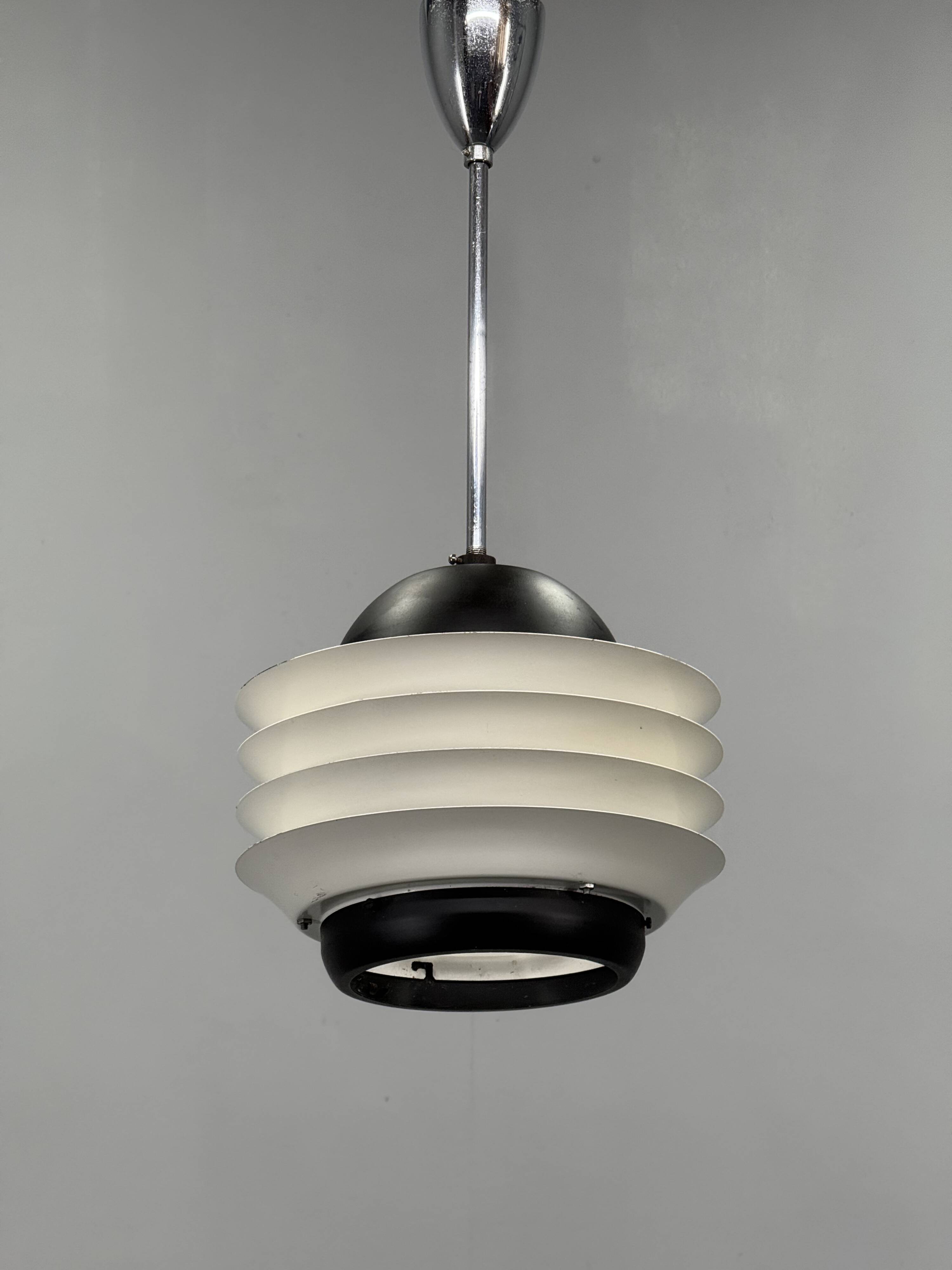 Mid Century Lidokov Pendant Lamp, Czechoslovakia 1970s