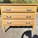 Commode vintage en chêne, rénovée.