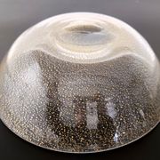 Vide-poche en verre de Murano moucheté d'or, Italie
