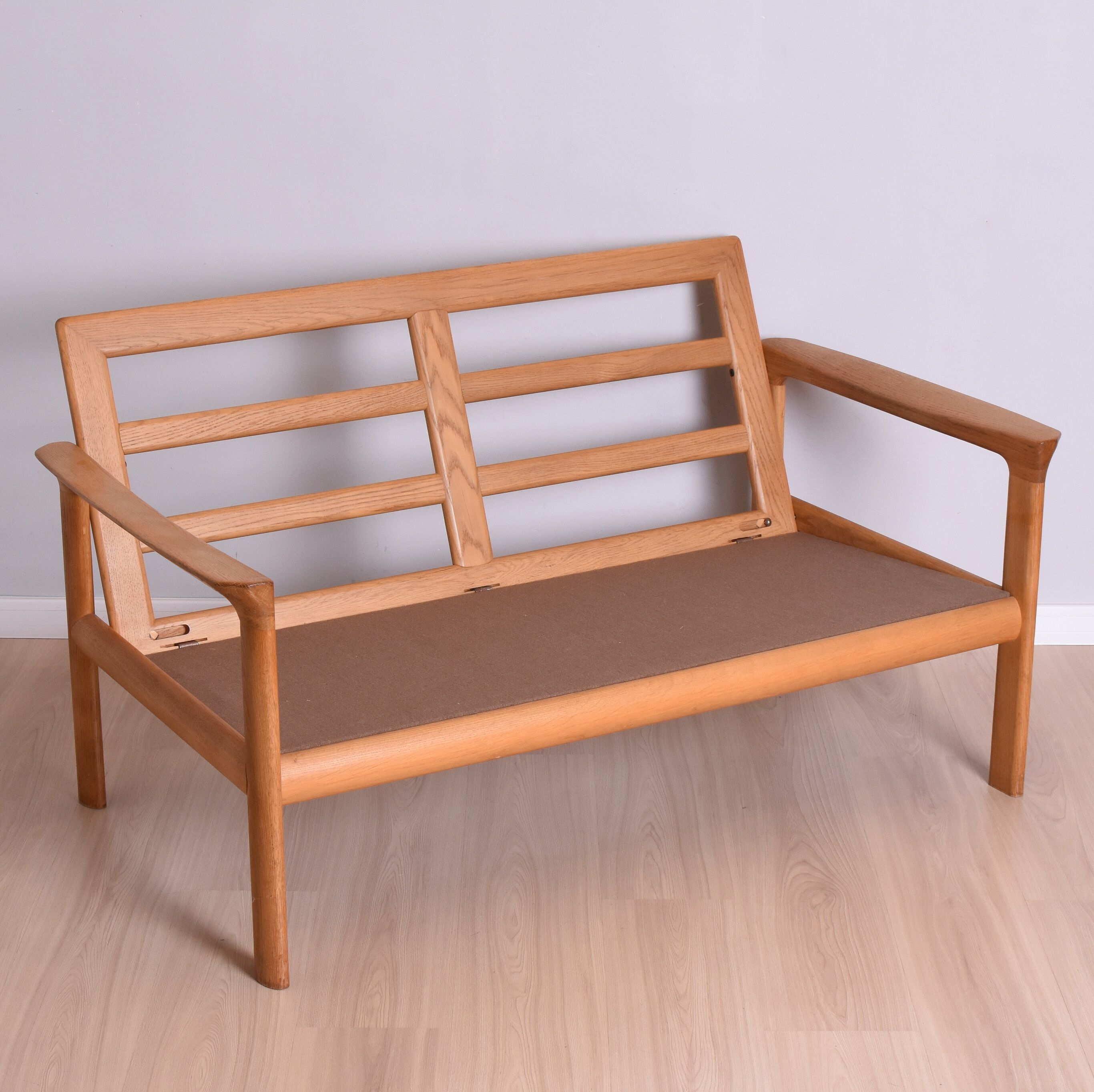 Mid-Century danish oak sofa by Sven Ellekaer for Komfort, 1960s