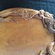 Carved wooden top, of asian origin