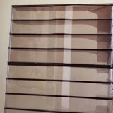 Side table for plexiglass vinyl storage