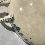 Iron Earth tureen model Guadeloupe Debray gray blue