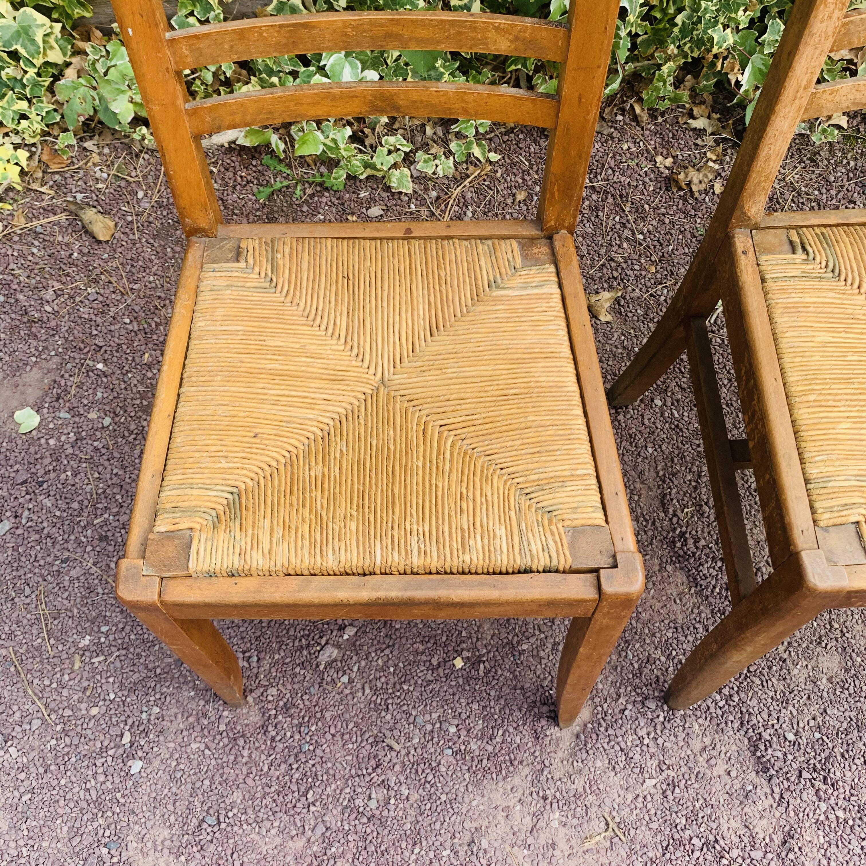 Paire de chaises vintage