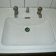 Lavabo en faïence