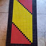 Metal coffee table and tiles year 50