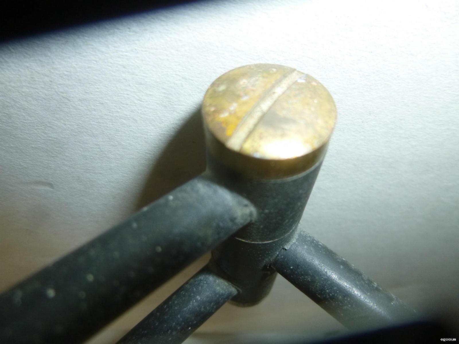 Lamp stem diabolo René Mathieu to Lunel 1950