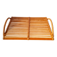 Plateau en rotin vintage