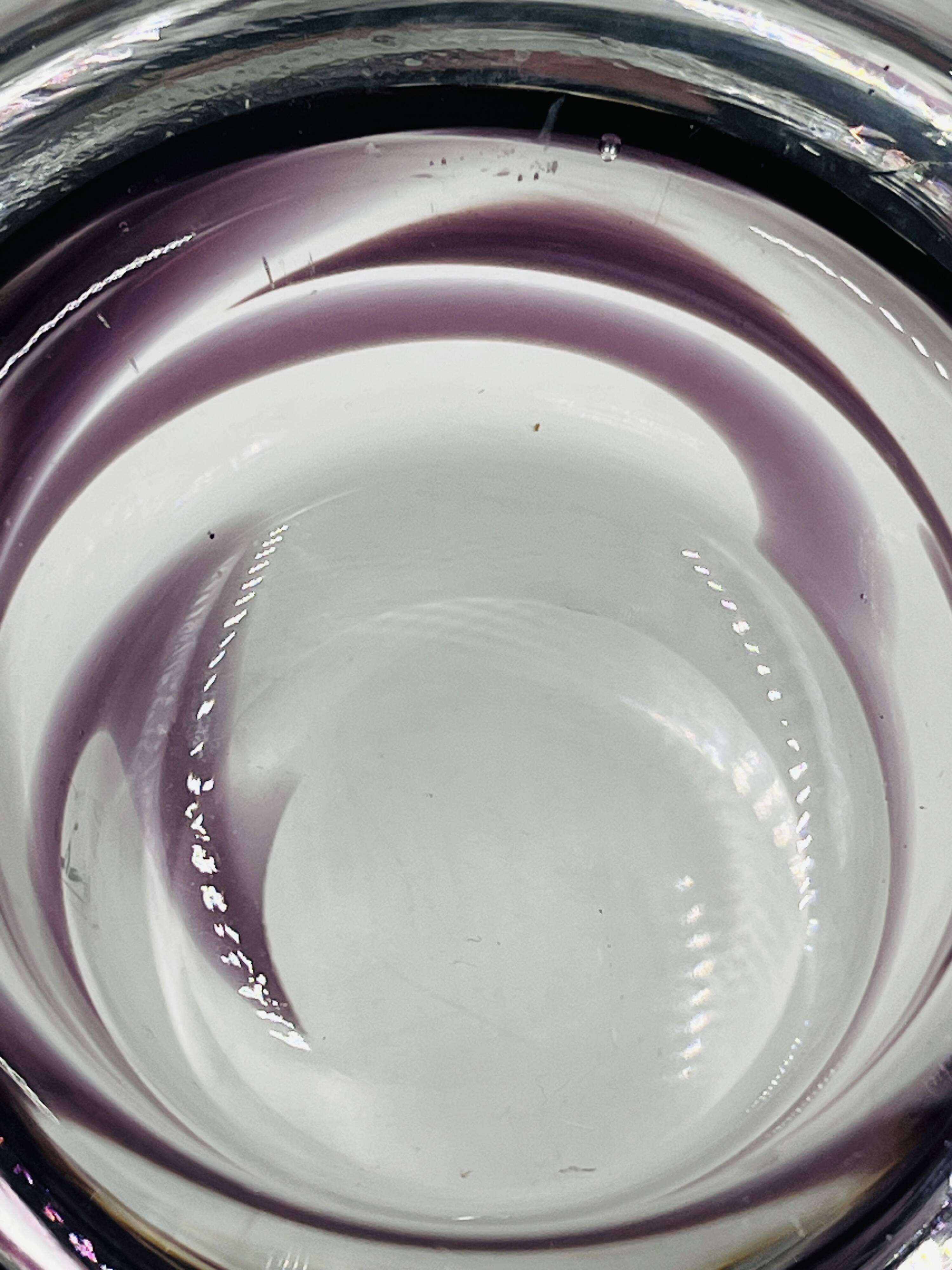 Set of two Kosta boda candlesticks by Anna Ehrner