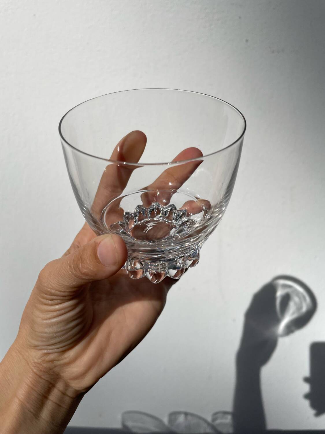 6 crystal glasses