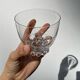6 crystal glasses