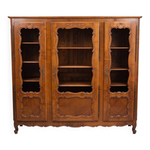 Armoire vitrine régence - portes