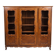 Regency display cabinet with 3 doors in cherry wood.