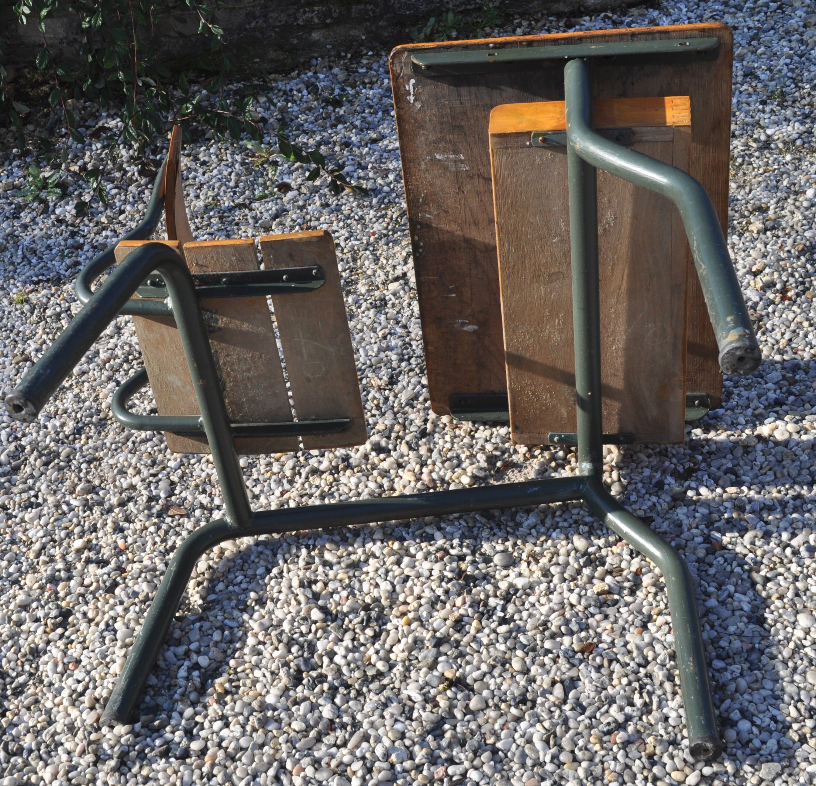 Vintage schoolboy desk