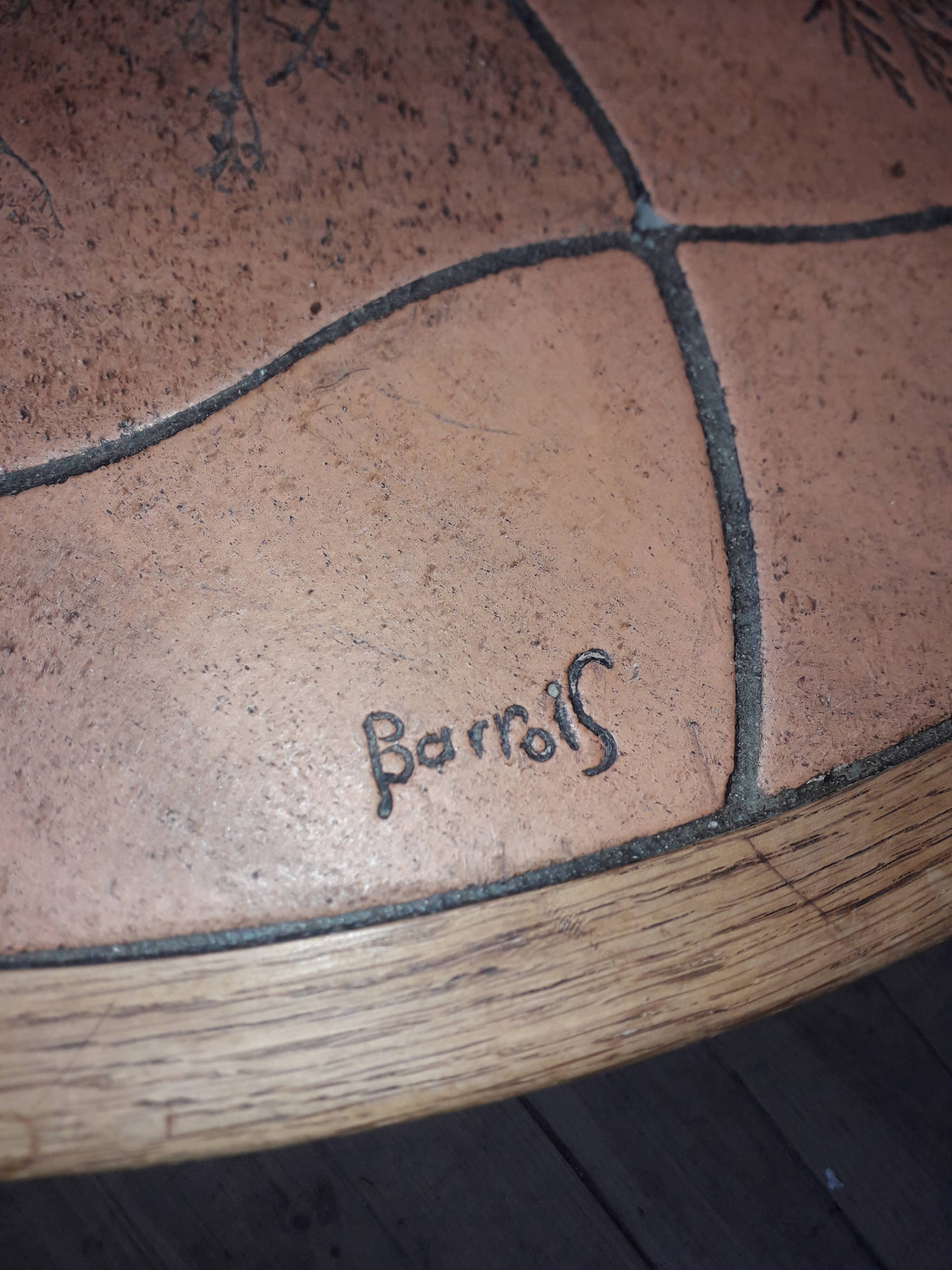 Barrois wooden and ceramic coffee table