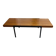 Table basse pin et métal vintage
