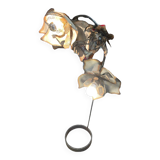 Metal flowers floor lamp