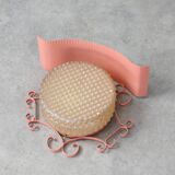 Mid-Century Intricate Italian Pink Wall Lamp, 1960s