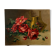 Ancienne peinture de roses