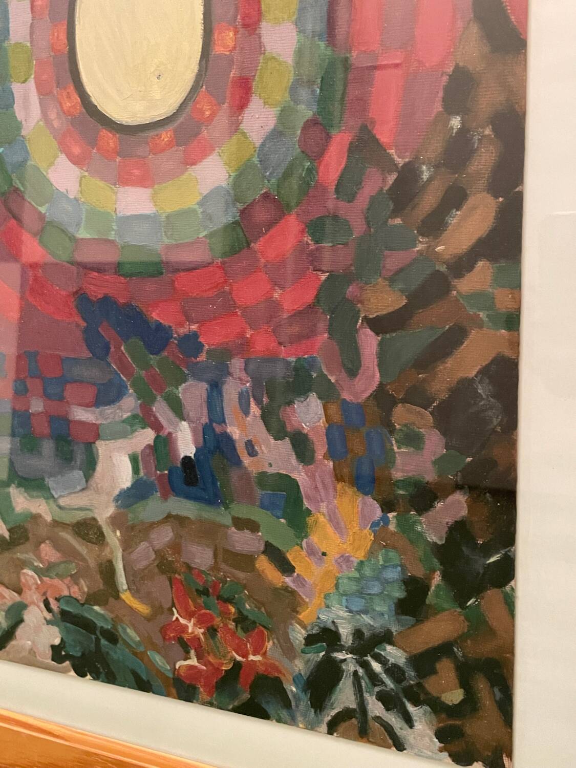 Abstract sun landscape 20th century