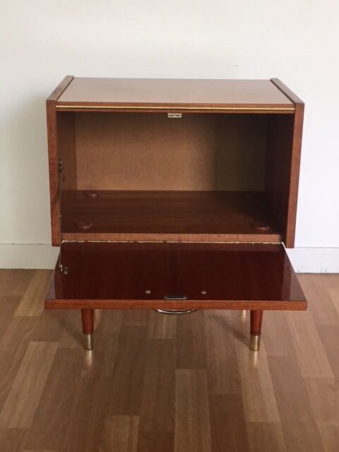 Chavet table varnished at door