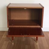 Chavet table varnished at door