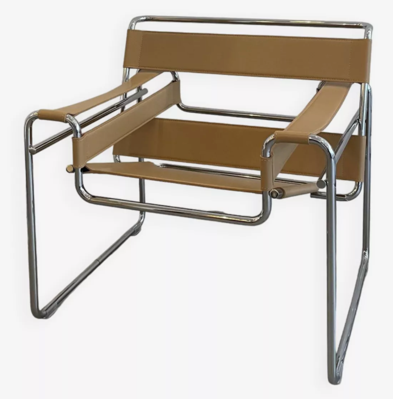 "Wassily" armchair by Marcel Breuer for Gavina.