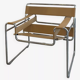 Fauteuil "Wassily" par Marcel Breuer pour Gavina.