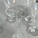 Set de 6 verre a vin cristal d’arques modèle granville forme de fleur