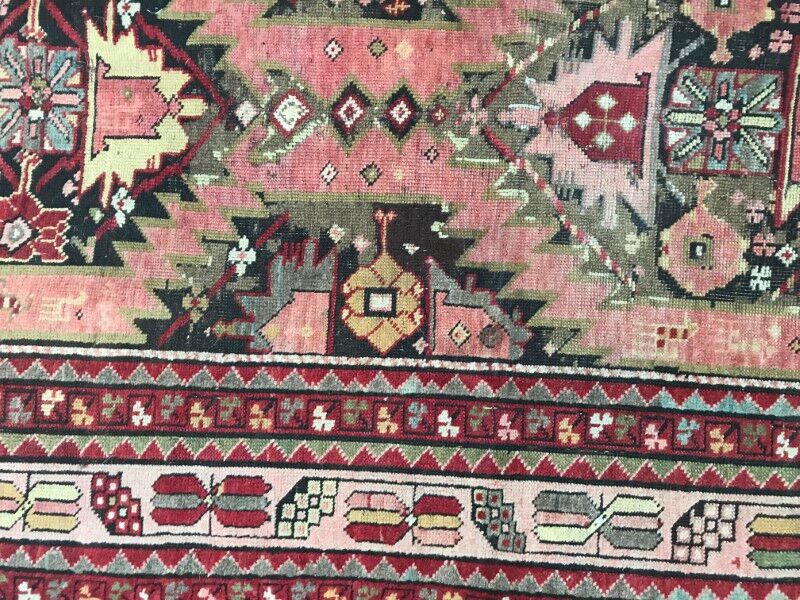 Carpet former caucasus karabakh 112 x 218 cm
