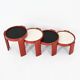 Nest tables model 780 by Gianfranco Frattini for Cassina, 1960s.