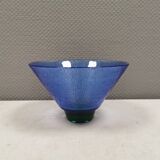 Glass bowl, by Lena Hansson for Hadeland glassworks Norway 1970s.