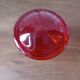 Vintage red designer glasses and carafe set, tumbler glass base