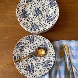 Set of 6 English earthenware plates