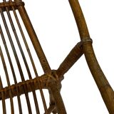 Vintage Rattan Chair Dirk Van Sliedregt Rohe Noordwolde 1960