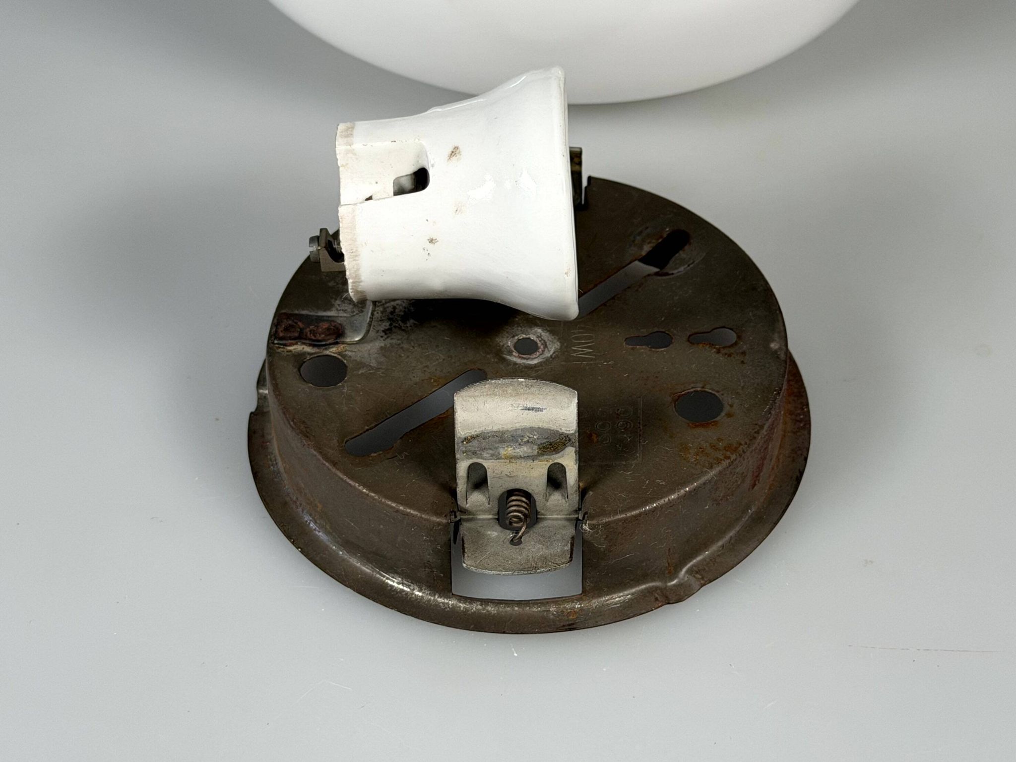 1950s 1960s Ceiling Light Flush Mount from RZB Germany Mid-Century Design