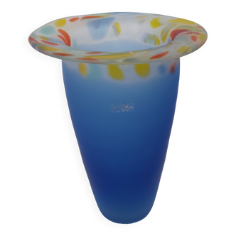 Vase en pâte de verre