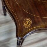 19th Century Inlaid Coffee Table, 1890s