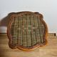 Rattan Plant Stand Cane Vintage Old Flower Vase Pot Garden Bamboo
