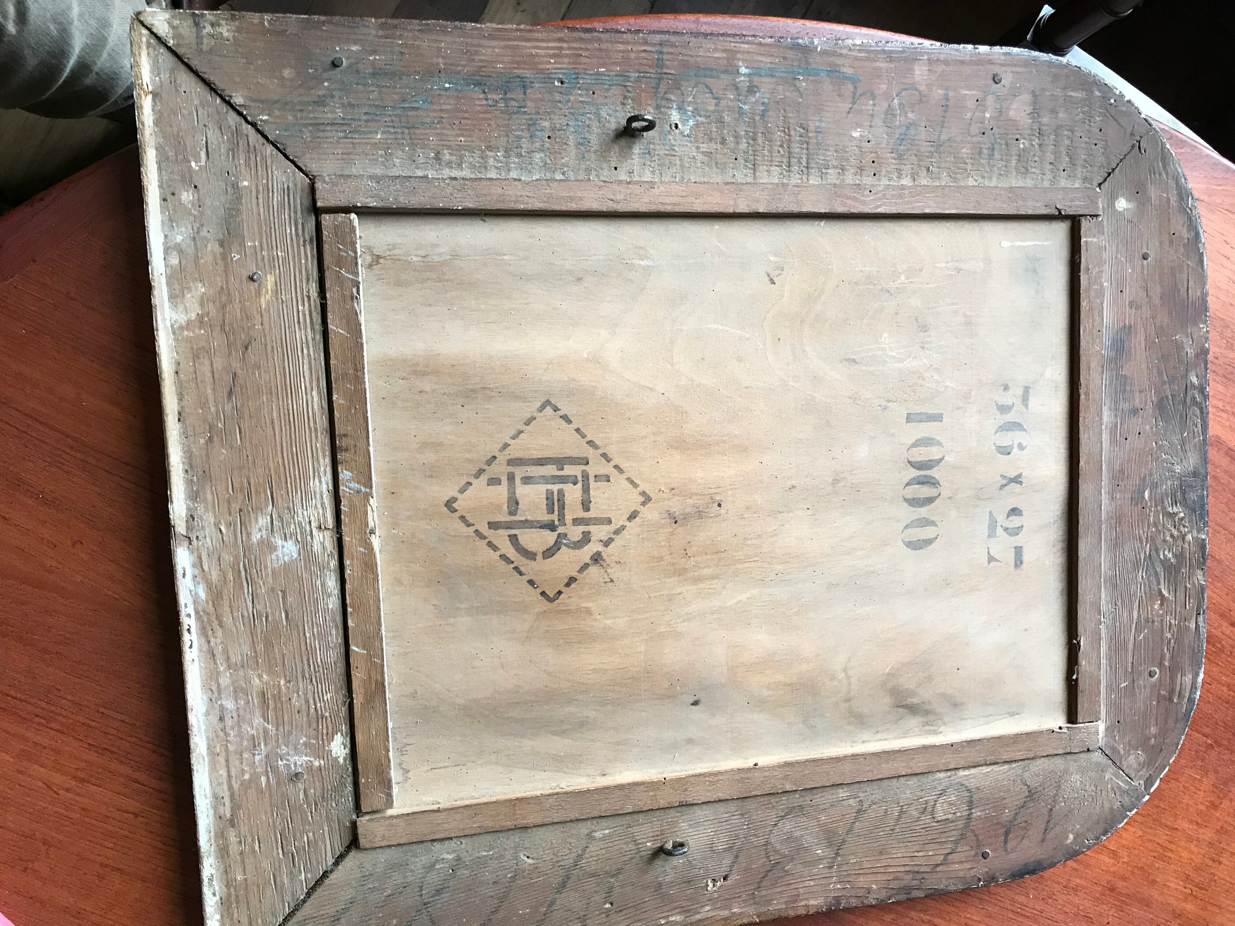 Former  mirror style Louis Philippe 41x50cm