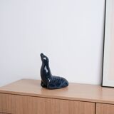 Ceramic seal figurine, Italian design, 1960s, made in Italy