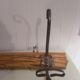 Coat rack wood and metal