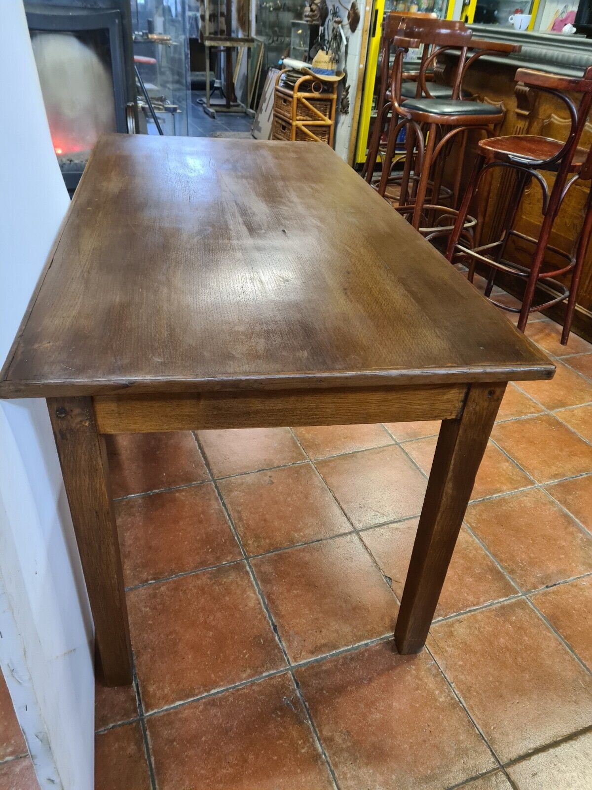 Oak farmhouse table