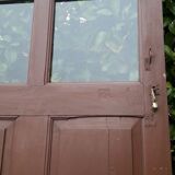 Porte vitrée H186,5xL98,5 de communication moulurée