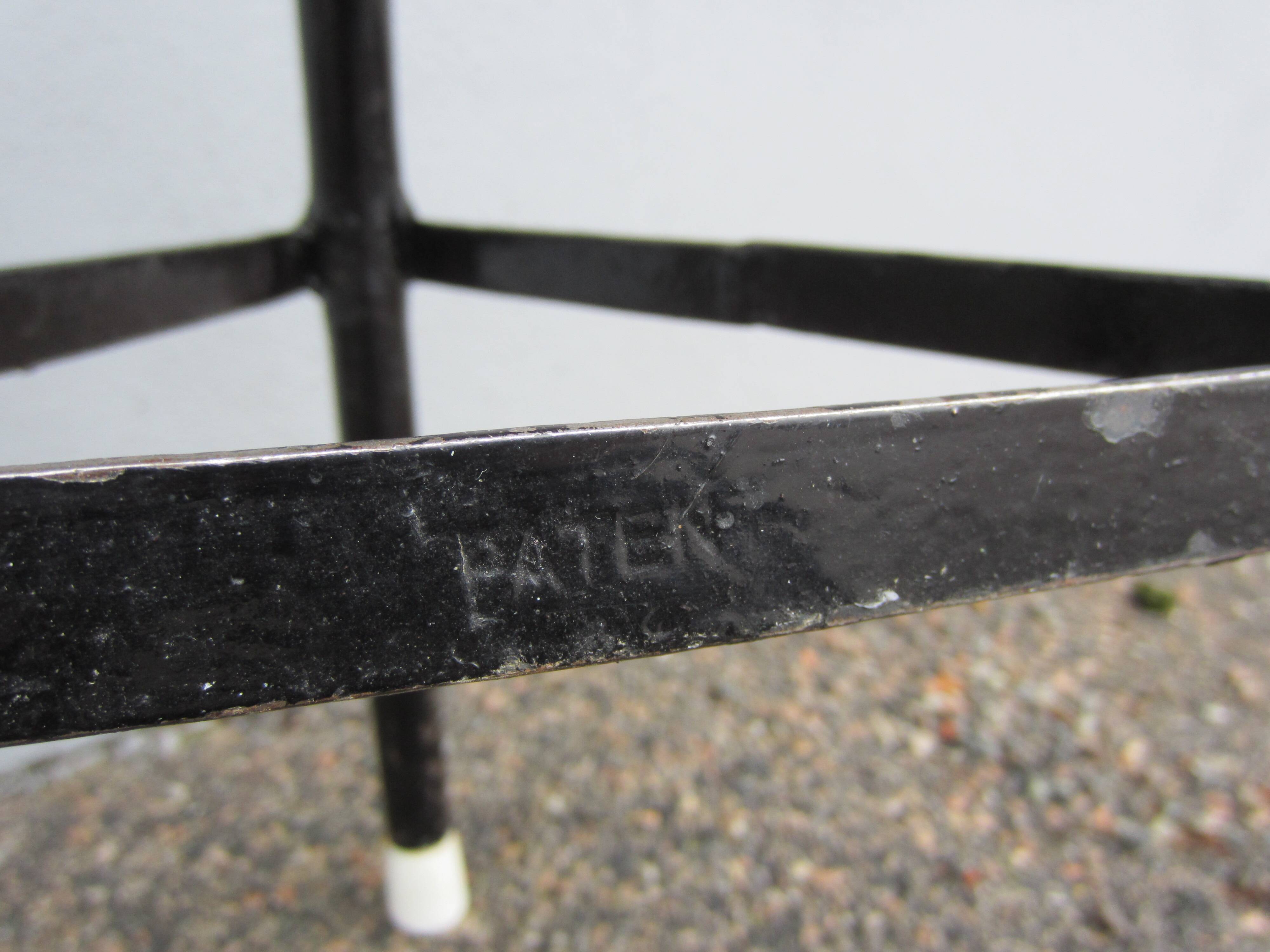 Scandinavian industrial stool from the 1930s.