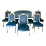 Louis XVI style living room, 6 rooms