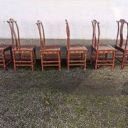 Chinese chairs of the early twentieth century in lacquered wood